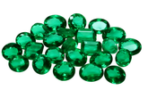 100 Ct CERTIFIED Green Muzo Emerald Loose Gemstone AA++  Lot Mix Shape Emerald Lot
